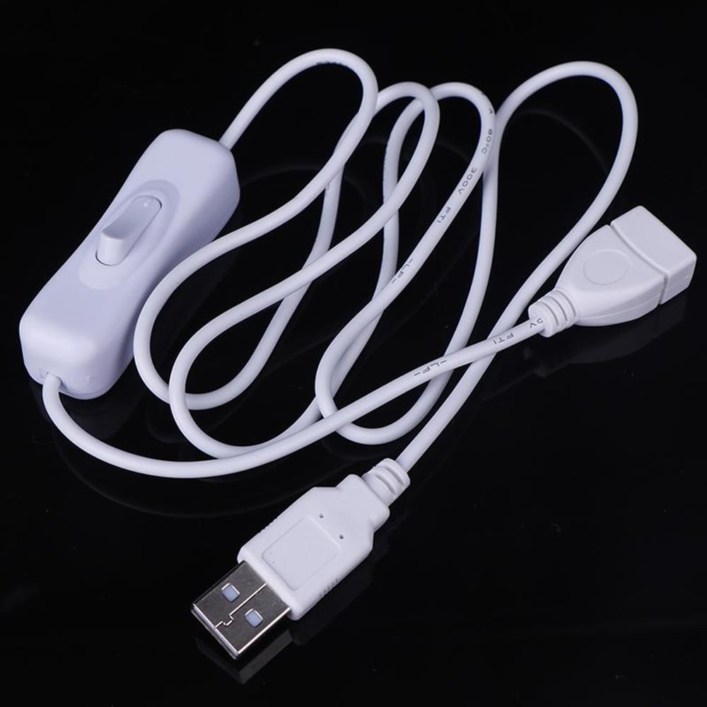 USB 2.0 Extension Cable with On/Off Switch - 1m