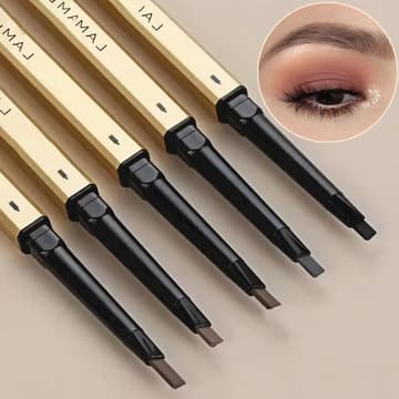 5-Color Dual-Ended Eyebrow Pencil – Waterproof, Smooth & Sweat-Resistant