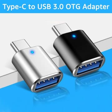 Corrosion-Resistant OTG Adapter Wide Compatibility No Latency Type-C to USB Phone Converter