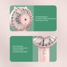 Rechargeable Handheld Small Fan with 3 Speeds, Strong Airflow, Low Noise-12