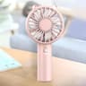 Rechargeable Handheld Small Fan with 3 Speeds, Strong Airflow, Low Noise-8