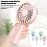 Rechargeable Handheld Small Fan with 3 Speeds, Strong Airflow, Low Noise-1