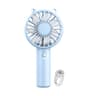 Rechargeable Handheld Small Fan with 3 Speeds, Strong Airflow, Low Noise-2