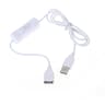 USB 2.0 Extension Cable with On/Off Switch - 1m-3