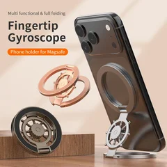 Double-Sided Magnetic Ring Holder Foldable Phone Stand-3