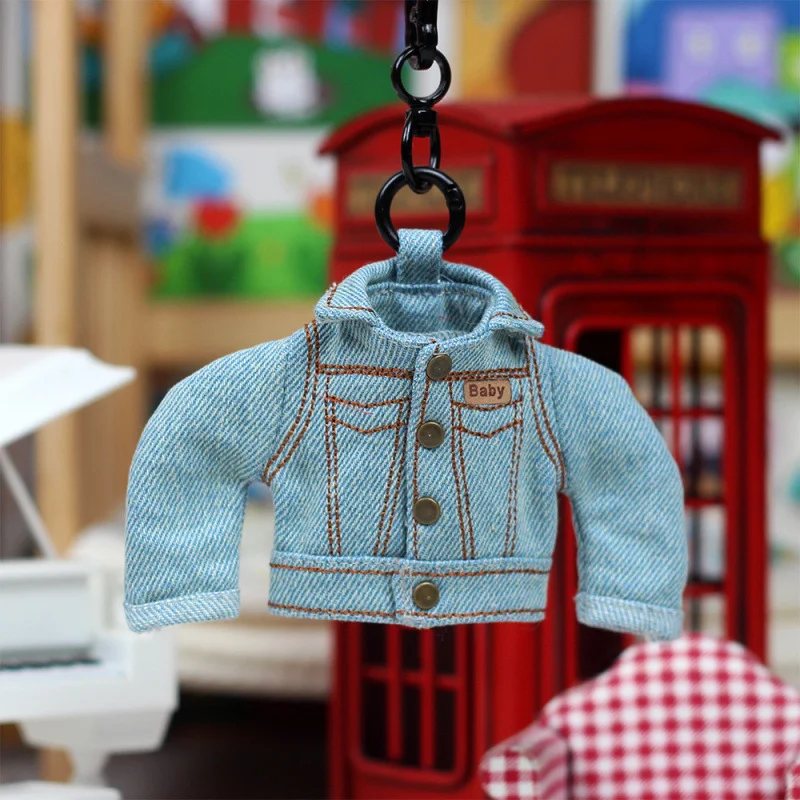 Denim Doll Top Keychain Charm 20cm ZSIGA Gingerbread Man Universal — Product detail image 1