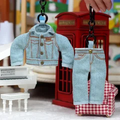 Denim Doll Top Keychain Charm 20cm ZSIGA Gingerbread Man Universal-2