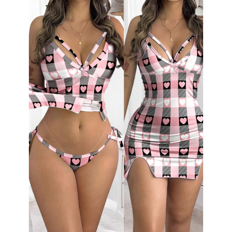 Women's Cami Nightgown Sleepwear Loungewear Set — Product detail image 1