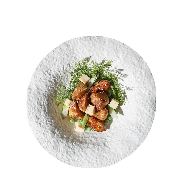Stone-Textured Ceramic Deep Plate & Serving Bowl — Product detail image 4