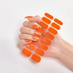 2025 New No-Glue Gel Press-On Nail Stickers, Waterproof Matte Wearable Nails for Women-25