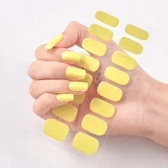 2025 New No-Glue Gel Press-On Nail Stickers, Waterproof Matte Wearable Nails for Women-7