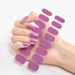 2025 New No-Glue Gel Press-On Nail Stickers, Waterproof Matte Wearable Nails for Women-20