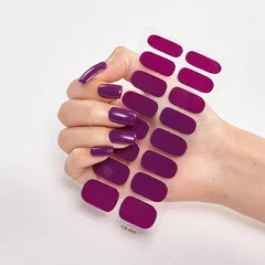 2025 New No-Glue Gel Press-On Nail Stickers, Waterproof Matte Wearable Nails for Women-23