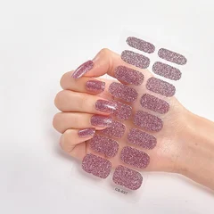 2025 New No-Glue Gel Press-On Nail Stickers, Waterproof Matte Wearable Nails for Women-40