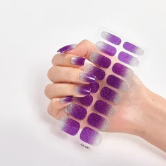 2025 New No-Glue Gel Press-On Nail Stickers, Waterproof Matte Wearable Nails for Women-54