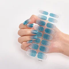 2025 New No-Glue Gel Press-On Nail Stickers, Waterproof Matte Wearable Nails for Women-50