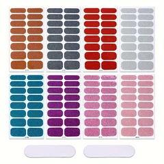 2025 New No-Glue Gel Press-On Nail Stickers, Waterproof Matte Wearable Nails for Women-2