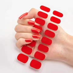 2025 New No-Glue Gel Press-On Nail Stickers, Waterproof Matte Wearable Nails for Women-14