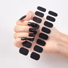 2025 New No-Glue Gel Press-On Nail Stickers, Waterproof Matte Wearable Nails for Women-4
