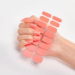2025 New No-Glue Gel Press-On Nail Stickers, Waterproof Matte Wearable Nails for Women-31