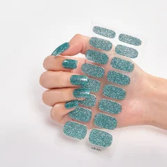 2025 New No-Glue Gel Press-On Nail Stickers, Waterproof Matte Wearable Nails for Women-34