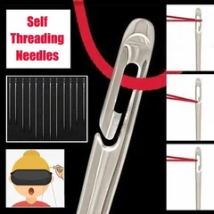Side-Hole Sewing Needles, 12/24/36 Pack-3