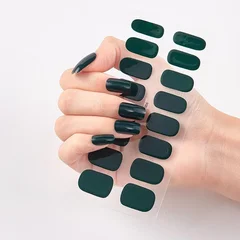 2025 New No-Glue Gel Press-On Nail Stickers, Waterproof Matte Wearable Nails for Women-9