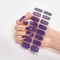 2025 New No-Glue Gel Press-On Nail Stickers, Waterproof Matte Wearable Nails for Women-37