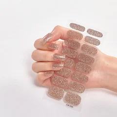 2025 New No-Glue Gel Press-On Nail Stickers, Waterproof Matte Wearable Nails for Women-35