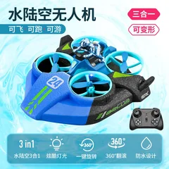 4-Axis Stunt Drone – Land, Air & Sea 3-in-1 RC Toy for Kids-8