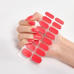 2025 New No-Glue Gel Press-On Nail Stickers, Waterproof Matte Wearable Nails for Women-30