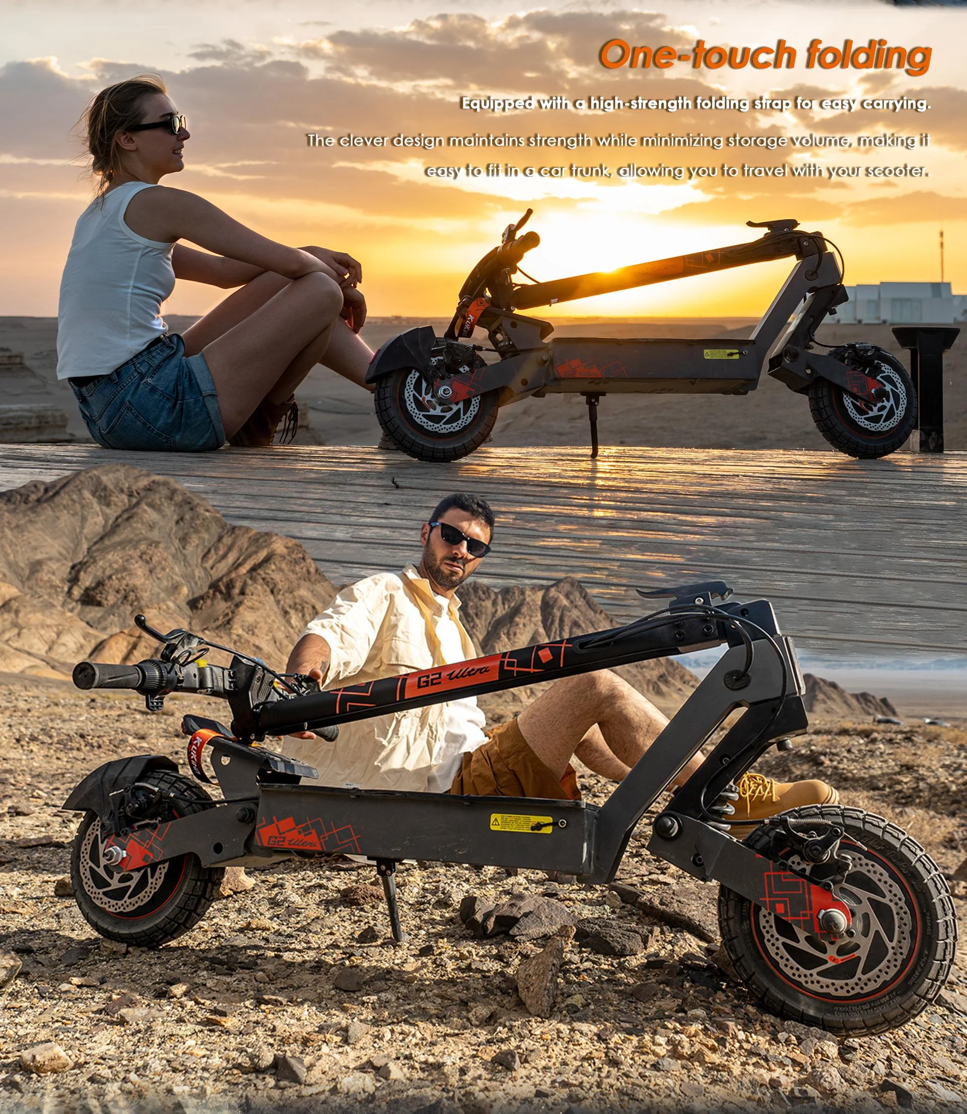 Kukirin G2 Ultra 800W Dual Motor Foldable Electric Scooter – 48V 18AH — Product detail image 13