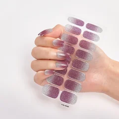 2025 New No-Glue Gel Press-On Nail Stickers, Waterproof Matte Wearable Nails for Women-51