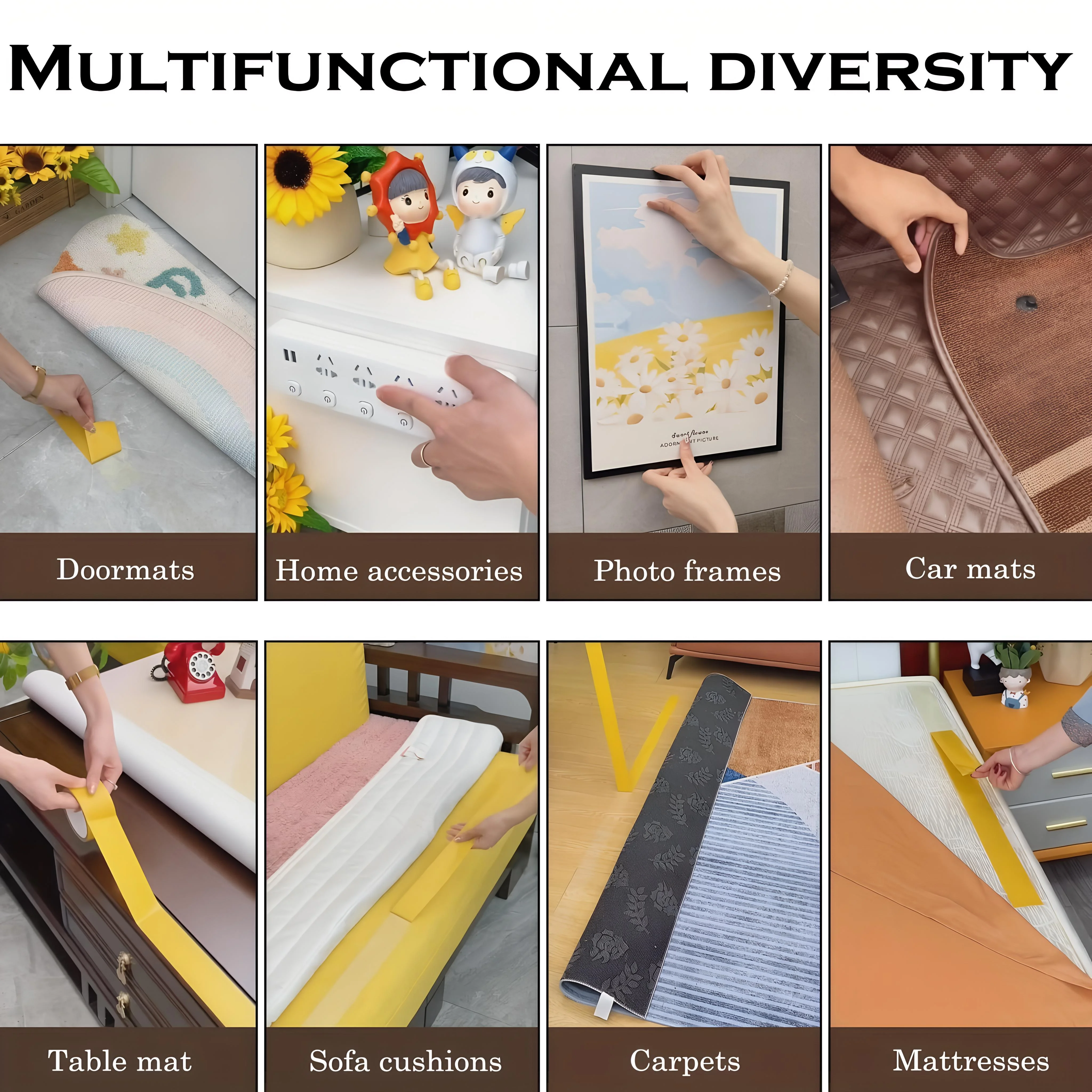 Clear Waterproof Fiberglass Mesh Double-Sided Acrylic Mounting Tape — Product detail image 2