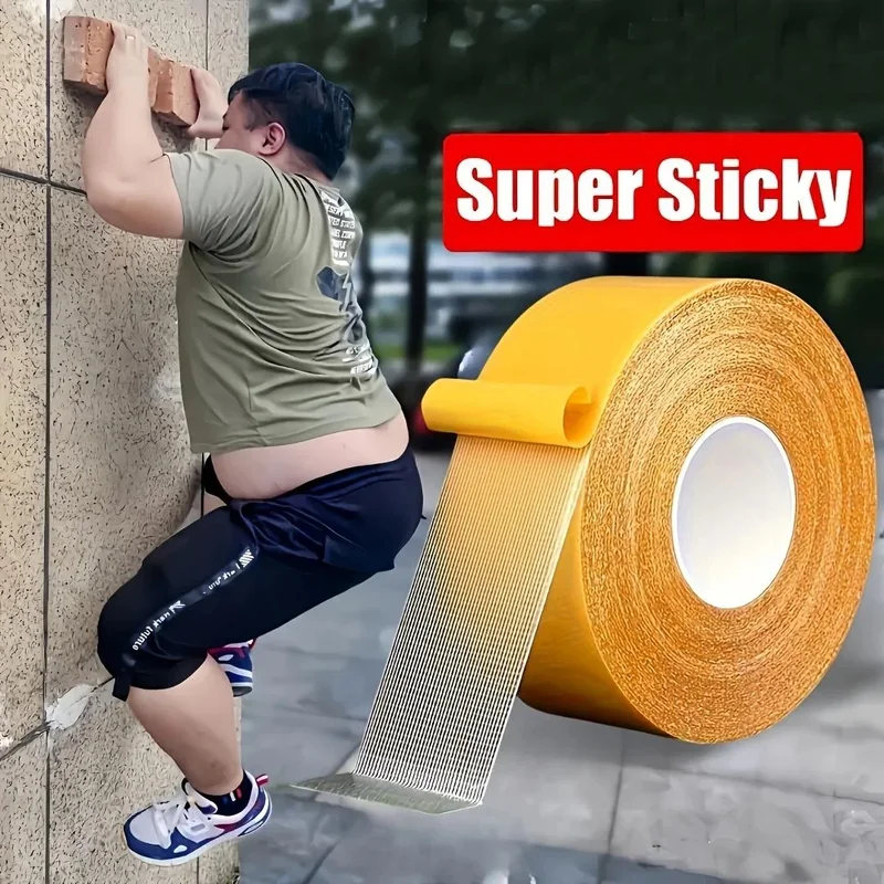 Clear Waterproof Fiberglass Mesh Double-Sided Acrylic Mounting Tape