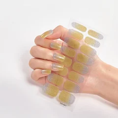 2025 New No-Glue Gel Press-On Nail Stickers, Waterproof Matte Wearable Nails for Women-44