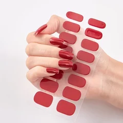 2025 New No-Glue Gel Press-On Nail Stickers, Waterproof Matte Wearable Nails for Women-8