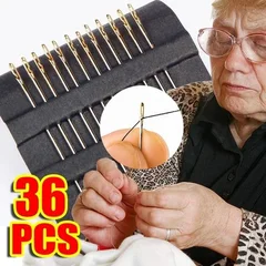 Side-Hole Sewing Needles, 12/24/36 Pack-2