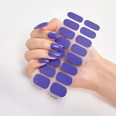 2025 New No-Glue Gel Press-On Nail Stickers, Waterproof Matte Wearable Nails for Women-29