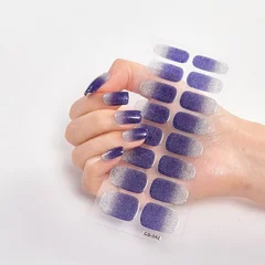 2025 New No-Glue Gel Press-On Nail Stickers, Waterproof Matte Wearable Nails for Women-45