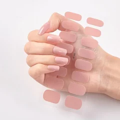 2025 New No-Glue Gel Press-On Nail Stickers, Waterproof Matte Wearable Nails for Women-5