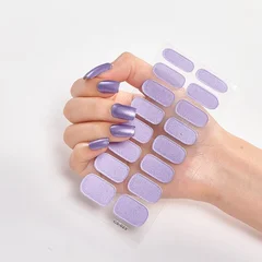 2025 New No-Glue Gel Press-On Nail Stickers, Waterproof Matte Wearable Nails for Women-26
