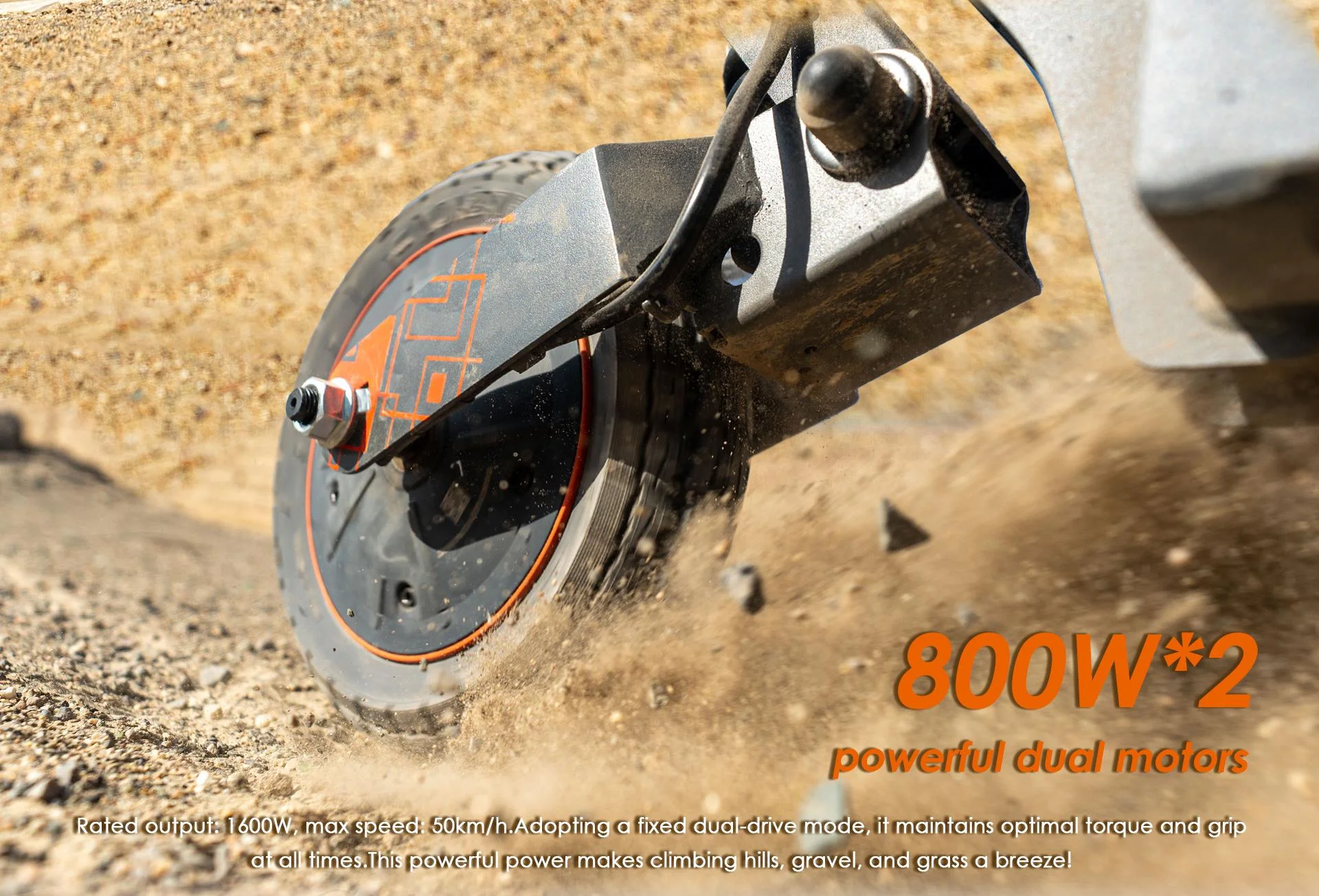 Kukirin G2 Ultra 800W Dual Motor Foldable Electric Scooter – 48V 18AH — Product detail image 7