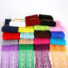 4.5cm Embroidered Lace Ribbon Trim for Sewing and DIY Craft Decorations-5