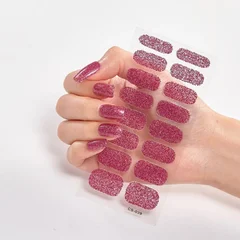 2025 New No-Glue Gel Press-On Nail Stickers, Waterproof Matte Wearable Nails for Women-42