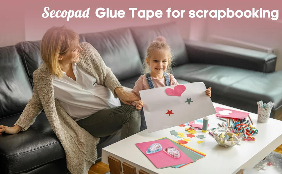 Secopad Double-Sided Tape Rollers, 4 Pack, 0.3 in — Product detail image 1