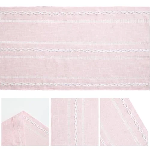 Artoid Mode Embroidered Linen Table Runner, 13 x 72 in — Product detail image 13