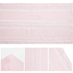 Artoid Mode Embroidered Linen Table Runner, 13 x 72 in-13