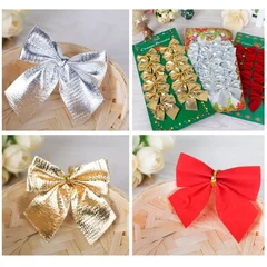 Bow Christmas Tree Ornament Christmas Pendant Tree Decoration Decorative Ball-2