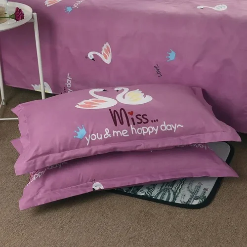 Standard Pillowcase Pair for Single & Double Beds